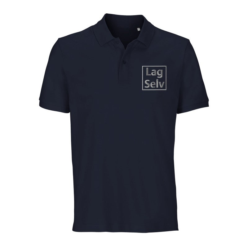 Design din egen økologiske poloshirt | Unisex med personligt broderi