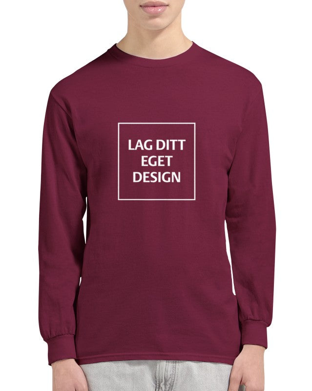 Klassisk Langærmet T-shirt til Eget Tryk – Design din personlige stil