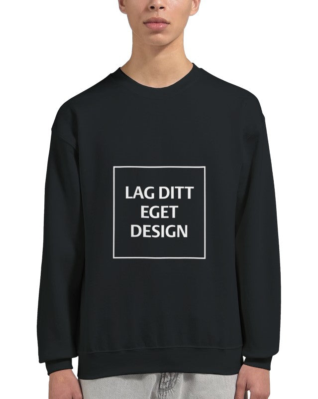 Personlig College Sweater med Eget Tryk | Design Din Unikke Sweater