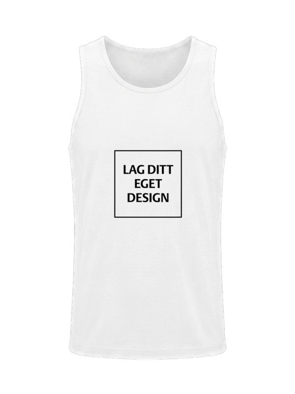 Sporty Singlet til Mænd med Eget Tryk | Hurtigtørrende Polyester