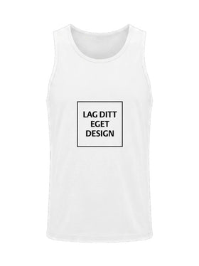 Sporty Singlet til Mænd med Eget Tryk | Hurtigtørrende Polyester