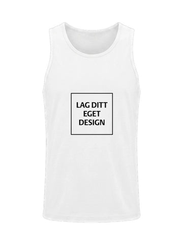 Sporty Singlet til Mænd med Eget Tryk | Hurtigtørrende Polyester