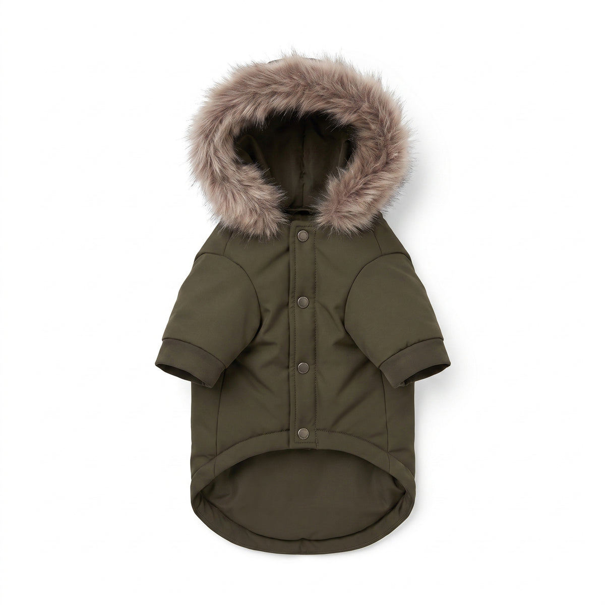 Varm Parkas til Hund med Eget Tryk | Vinterjakke til Hund