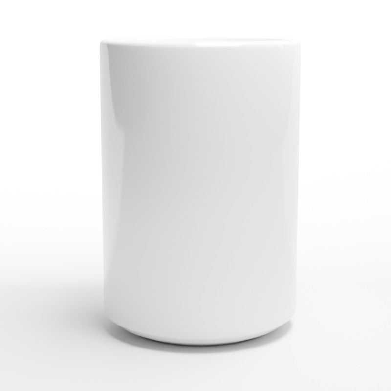 Stor keramisk kaffekop 15oz | Eget tryk