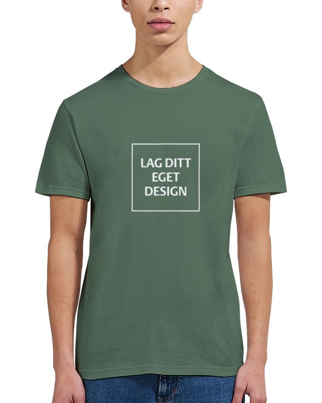 Klassisk Unisex T-shirt med Rund Hals til Eget Tryk | Design Din Egen T-shirt