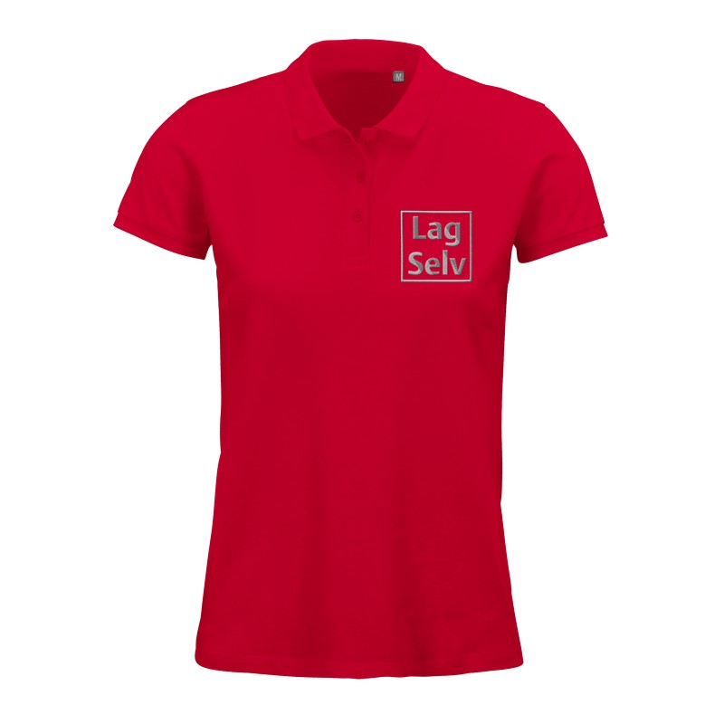 Design din egen økologiske polo t-shirt til kvinder | Personligt broderi