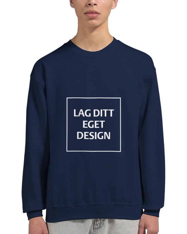Personlig College Sweater med Eget Tryk | Design Din Unikke Sweater