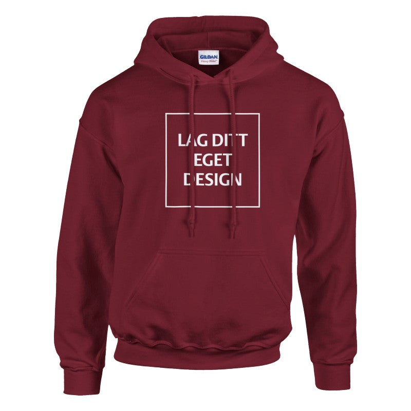 Design Din Egen Personlige Hættetrøje med Eget Tryk | Unisex Pullover Hoodie