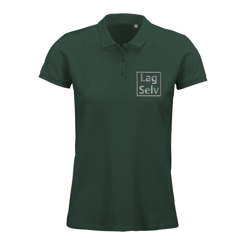 Design din egen økologiske polo t-shirt til kvinder | Personligt broderi