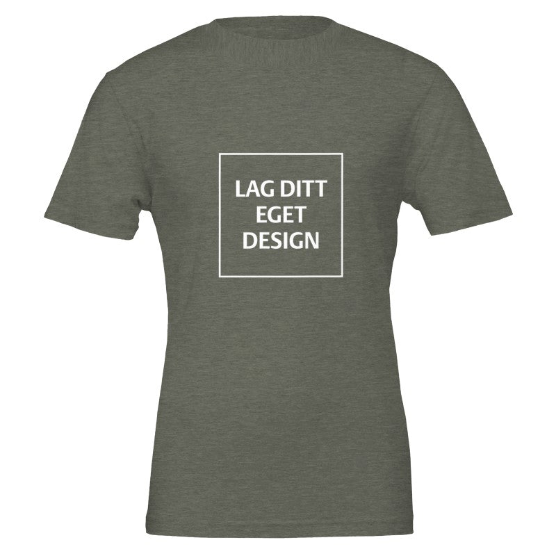 Premium Unisex Crewneck T-shirt | Design din egen med dit eget tryk