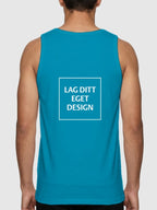 Sporty Singlet til Mænd med Eget Tryk | Hurtigtørrende Polyester