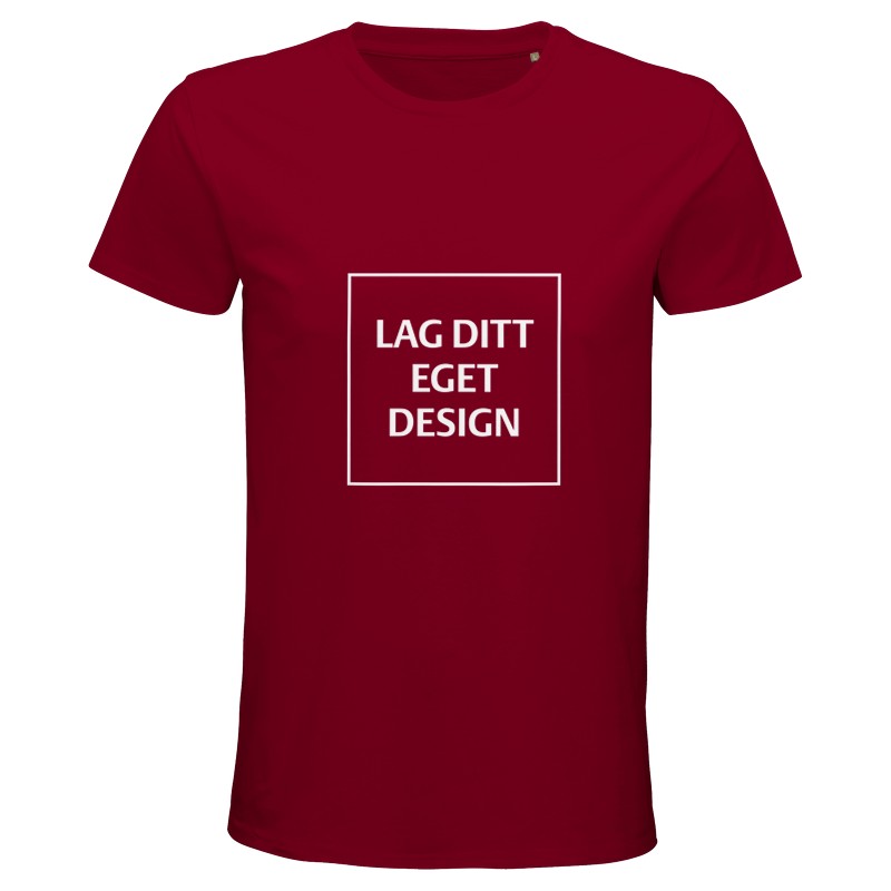 Økologisk T-shirt til Mænd | Design Dit Eget Tryk