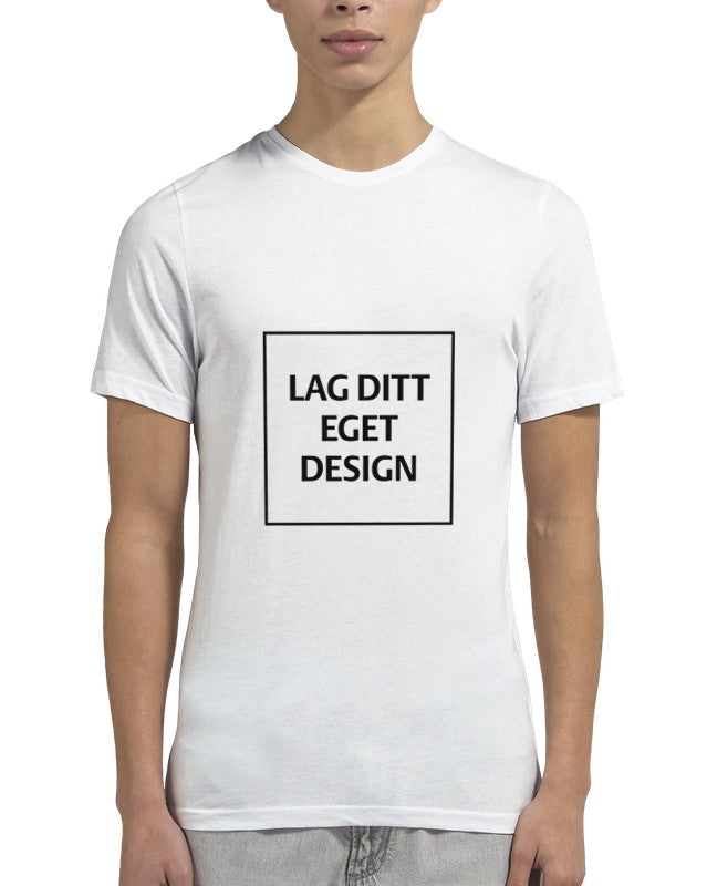 Design din egen Polycotton Unisex T-shirt med tryk – Personlig stil og komfort