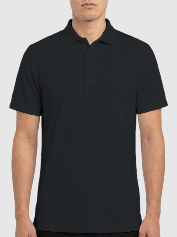 Klassisk Piqué Polo med Eget Tryk | Teknisk Unisex Poloshirt