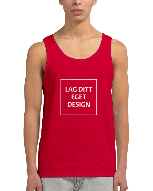 Premium Unisex Tanktop med Eget Tryk | Design Din Egen
