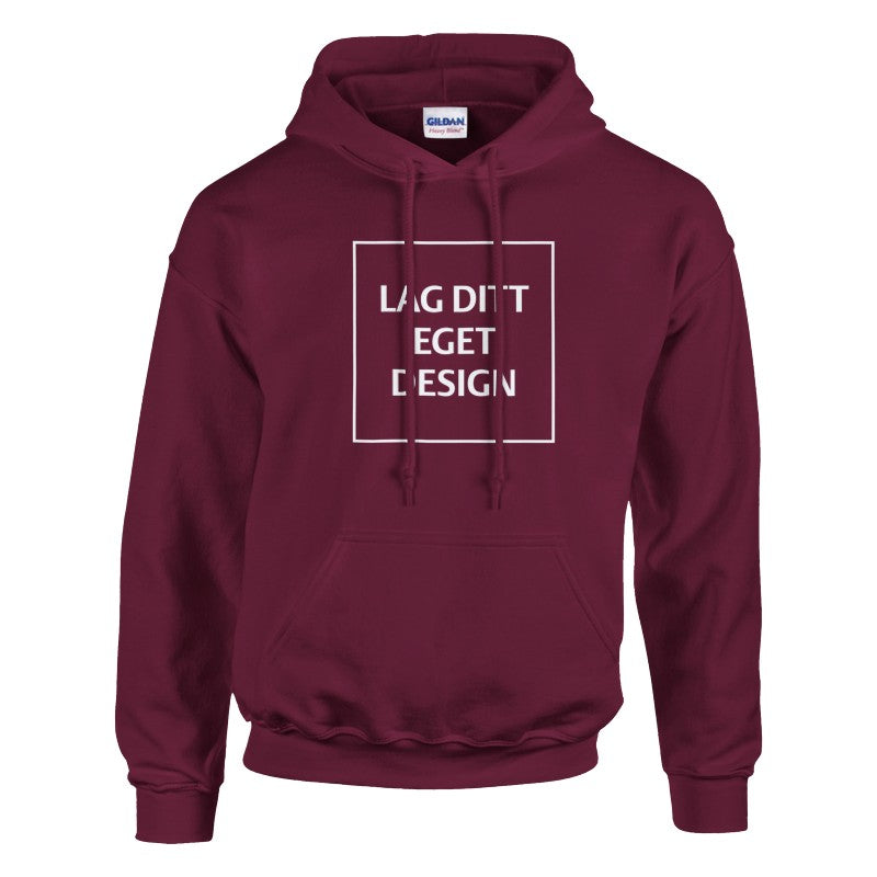 Design Din Egen Personlige Hættetrøje med Eget Tryk | Unisex Pullover Hoodie