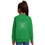 Klassisk Børnesweater med Eget Tryk | Varm Sweatshirt i Bomuldsblanding