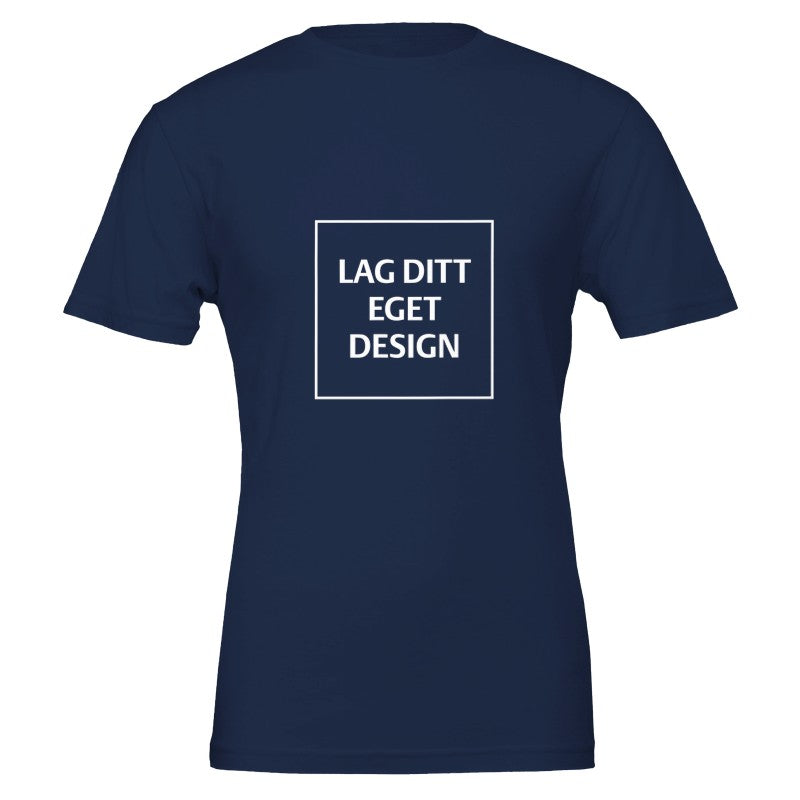 Premium Unisex Crewneck T-shirt | Design din egen med dit eget tryk