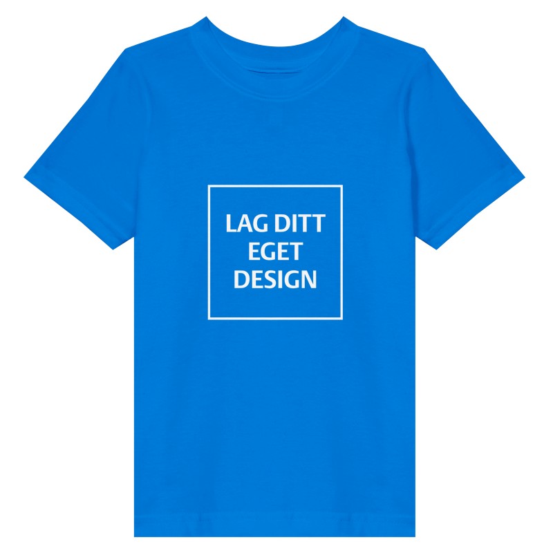 Blød småbørns T-shirt i fin jersey med eget tryk