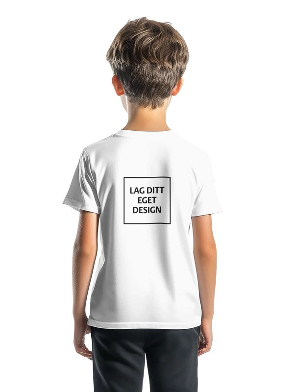 Teknisk Børne T-shirt med Eget Tryk | Hurtigtørrende Sportstrøje