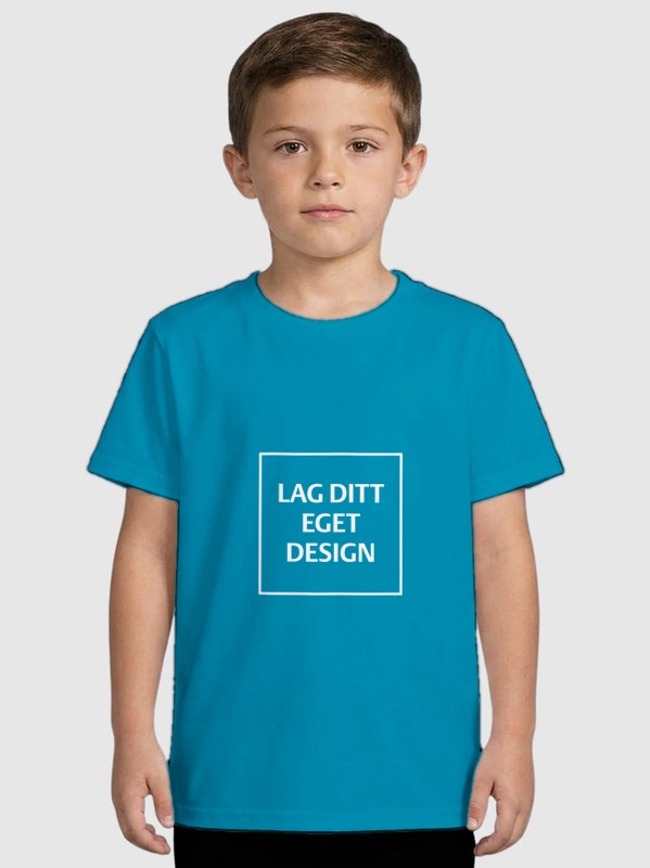 Åndbar Børne Sport T-shirt med Eget Tryk | Hurtigtørrende Trænings-T-shirt