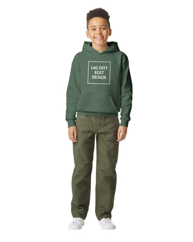 Blød Hættetrøje til Unge med Eget Tryk | Mellemtyk Fleece Hoodie