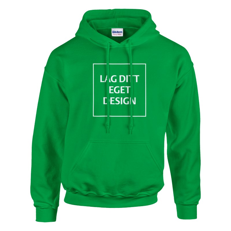 Design Din Egen Personlige Hættetrøje med Eget Tryk | Unisex Pullover Hoodie