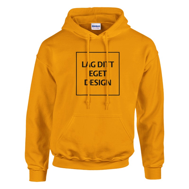Design Din Egen Personlige Hættetrøje med Eget Tryk | Unisex Pullover Hoodie