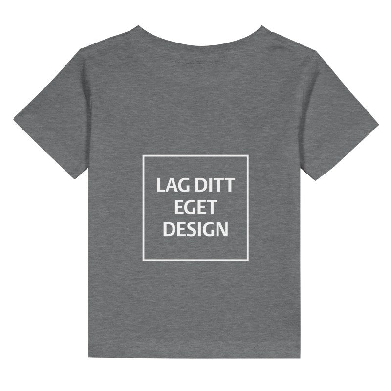 Klassisk småbørns T-shirt i bomuldsjersey med eget tryk