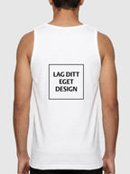 Sporty Singlet til Mænd med Eget Tryk | Hurtigtørrende Polyester