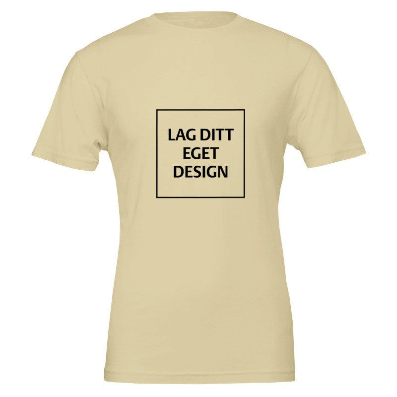 Premium Unisex Crewneck T-shirt | Design din egen med dit eget tryk