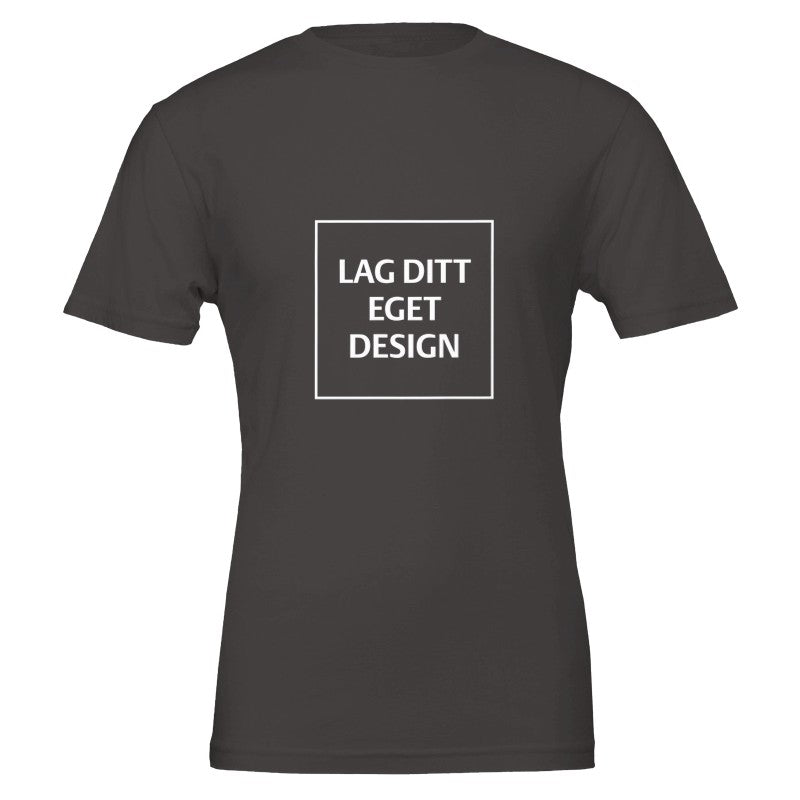 Premium Unisex Crewneck T-shirt | Design din egen med dit eget tryk