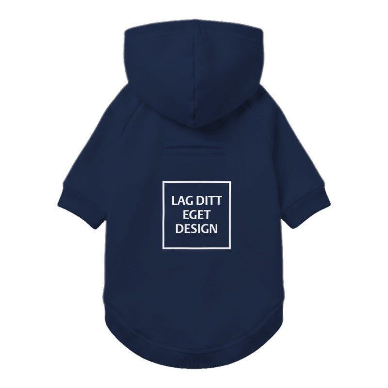 Hættetrøje til Hund med Eget Tryk | Fleece Hoodie til Hund