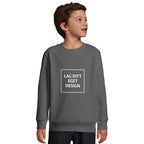 Klassisk Børnesweater med Eget Tryk | Varm Sweatshirt i Bomuldsblanding