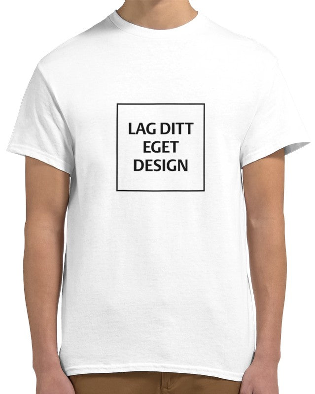 Design din egen unisex T-shirt med print | Personlig bomulds-T-shirt