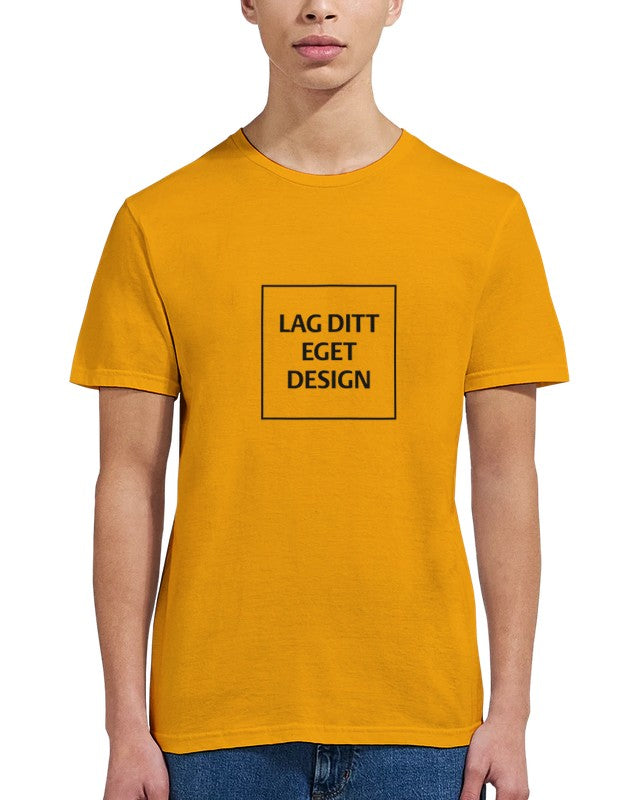 Klassisk Unisex T-shirt med Rund Hals til Eget Tryk | Design Din Egen T-shirt