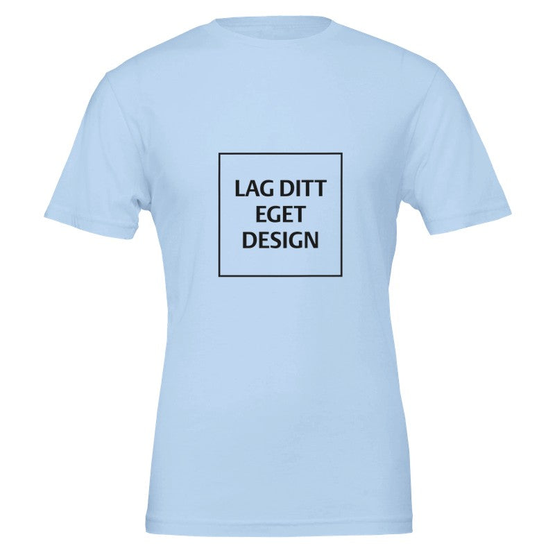 Premium Unisex Crewneck T-shirt | Design din egen med dit eget tryk