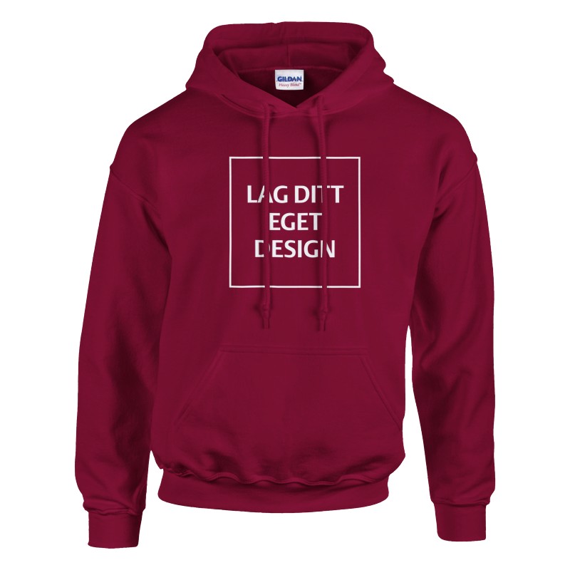 Design Din Egen Personlige Hættetrøje med Eget Tryk | Unisex Pullover Hoodie