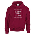 Design Din Egen Personlige Hættetrøje med Eget Tryk | Unisex Pullover Hoodie