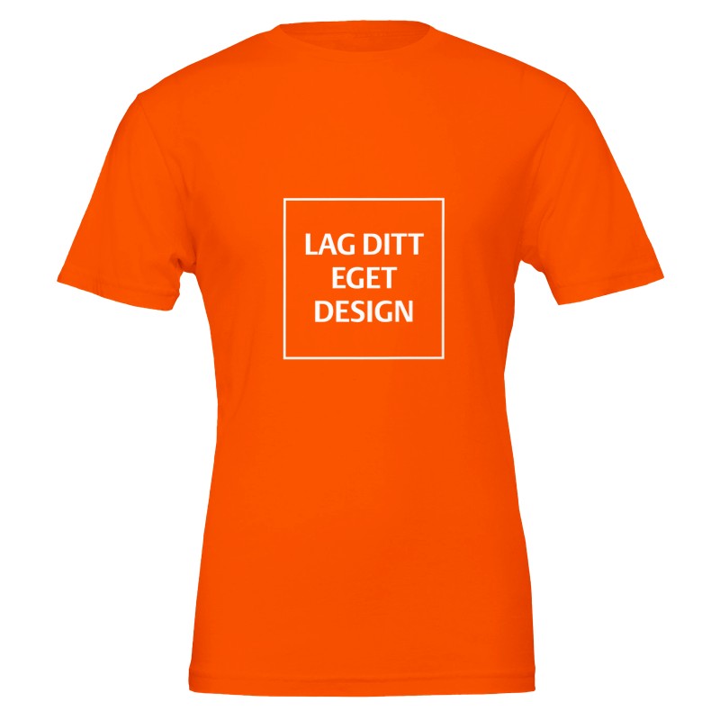Premium Unisex Crewneck T-shirt | Design din egen med dit eget tryk
