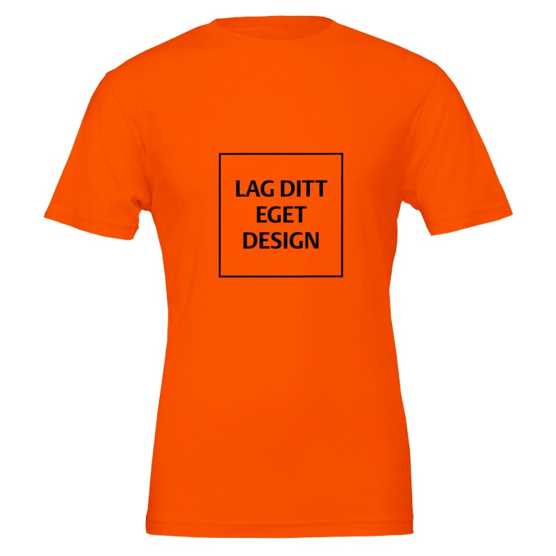 Premium Unisex Crewneck T-shirt | Design din egen med dit eget tryk