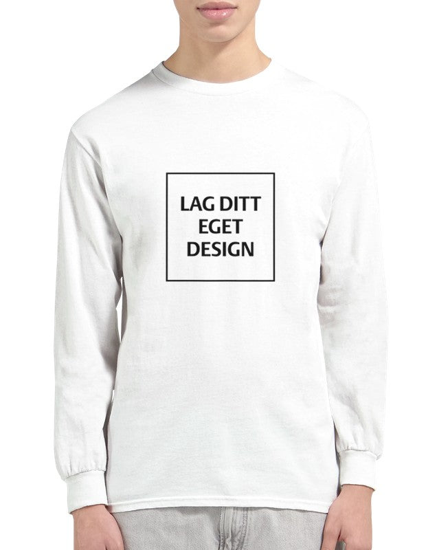 Klassisk Langærmet T-shirt til Eget Tryk – Design din personlige stil
