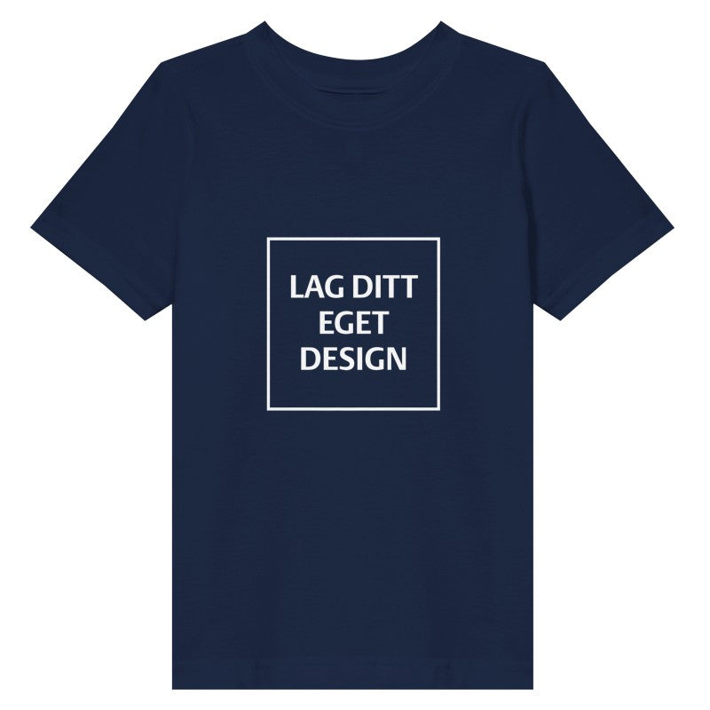 Blød småbørns T-shirt i fin jersey med eget tryk