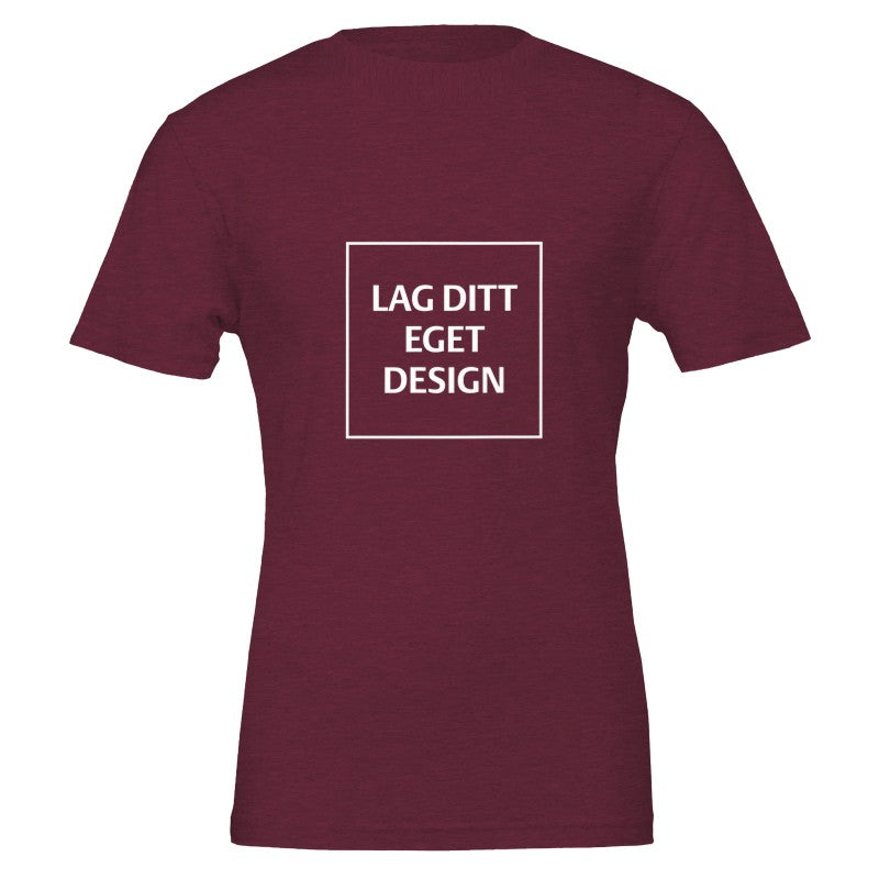 Premium Unisex Crewneck T-shirt | Design din egen med dit eget tryk