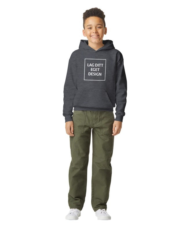 Blød Hættetrøje til Unge med Eget Tryk | Mellemtyk Fleece Hoodie
