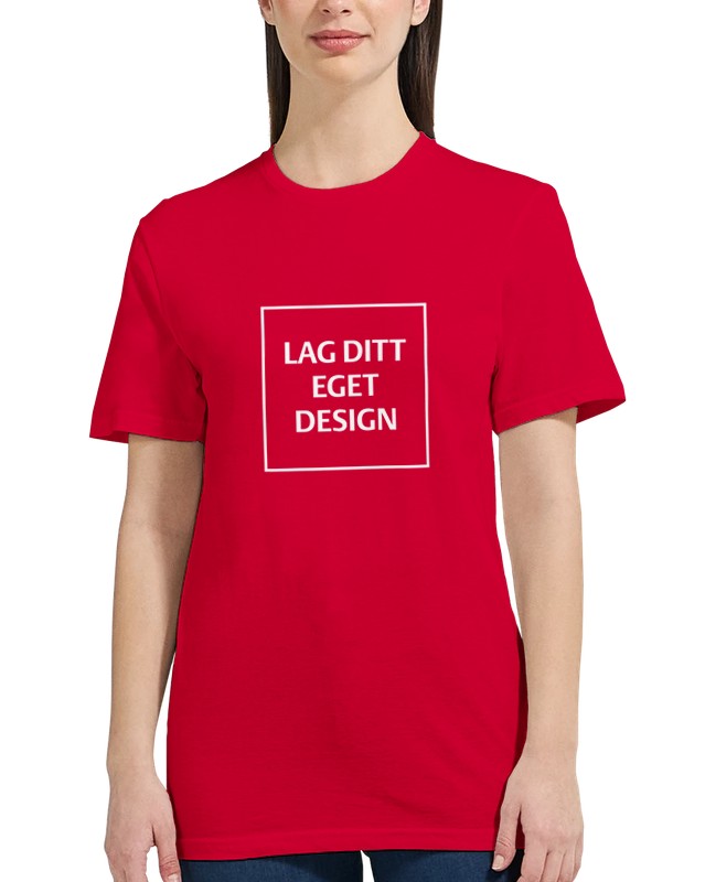 Klassisk T-shirt til Kvinder | Design din egen med dit eget tryk