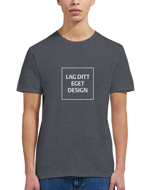 Klassisk Unisex T-shirt med Rund Hals til Eget Tryk | Design Din Egen T-shirt