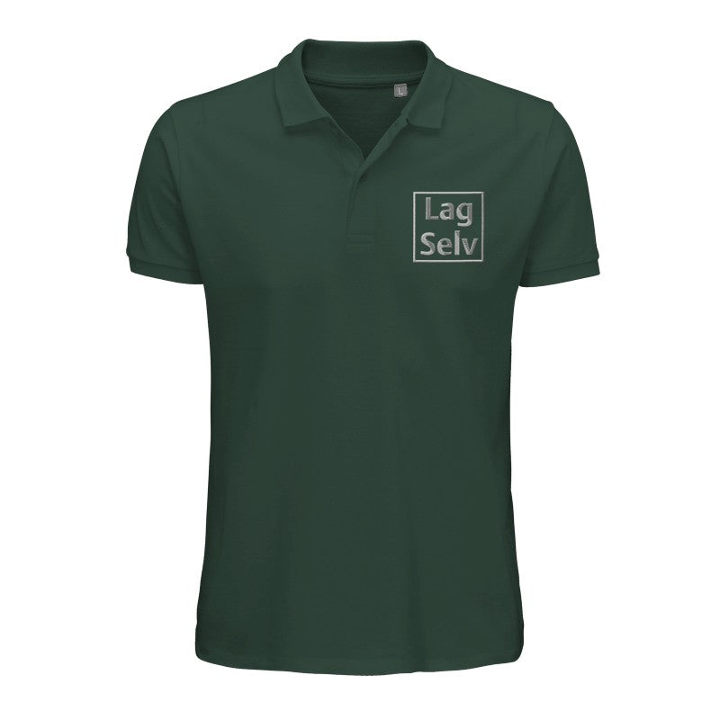 Polo T-shirt til mænd i økologisk bomuld – Design din egen med broderi