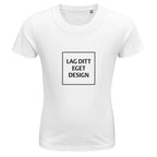 Økologisk Børne T-shirt med Eget Tryk | 100% Økologisk Bomuld