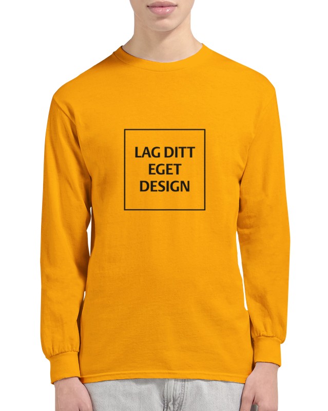 Klassisk Langærmet T-shirt til Eget Tryk – Design din personlige stil